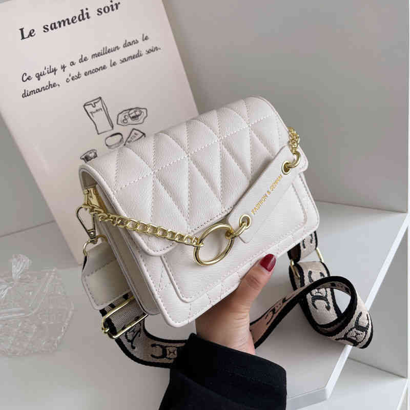 2022 Nouveaux sacs populaires Messager de haute mode pour femmes Small Square