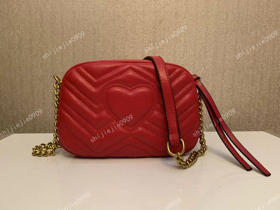 

Top Quality luxurys Women Chain Crossbody Bags Designers heart V Wave Pattern Shoulder Bag Messenger Bags Pruse Chain Tote, Black