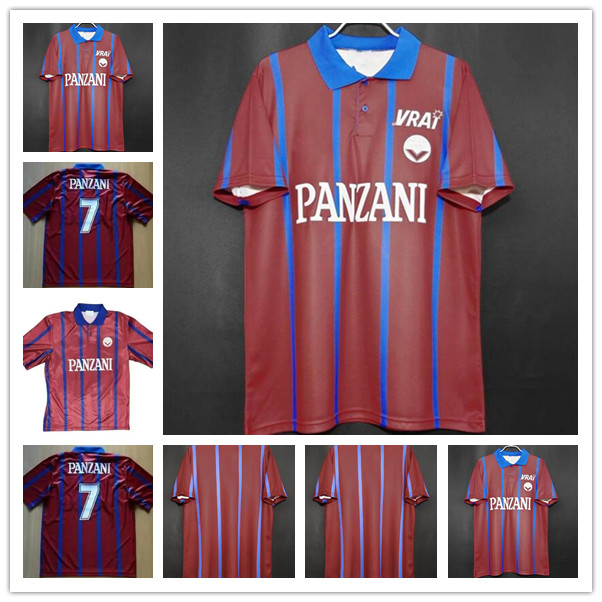 

94 95 FC Girondins de Soccer Jerseys ZIDANE Bordeaux Home Jersey Maillot Foot Retro Vintage Shirt For Men