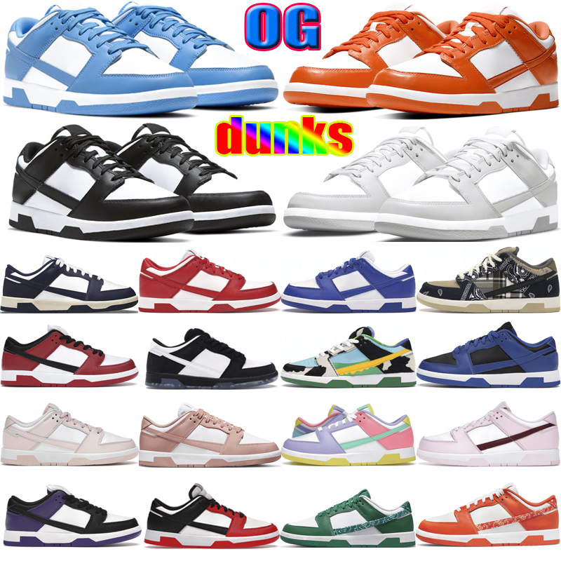 

big size 36-47 OG running shoes designer dunked low sneaker men women university red womens rose whisper candy trainer, #32 classic green