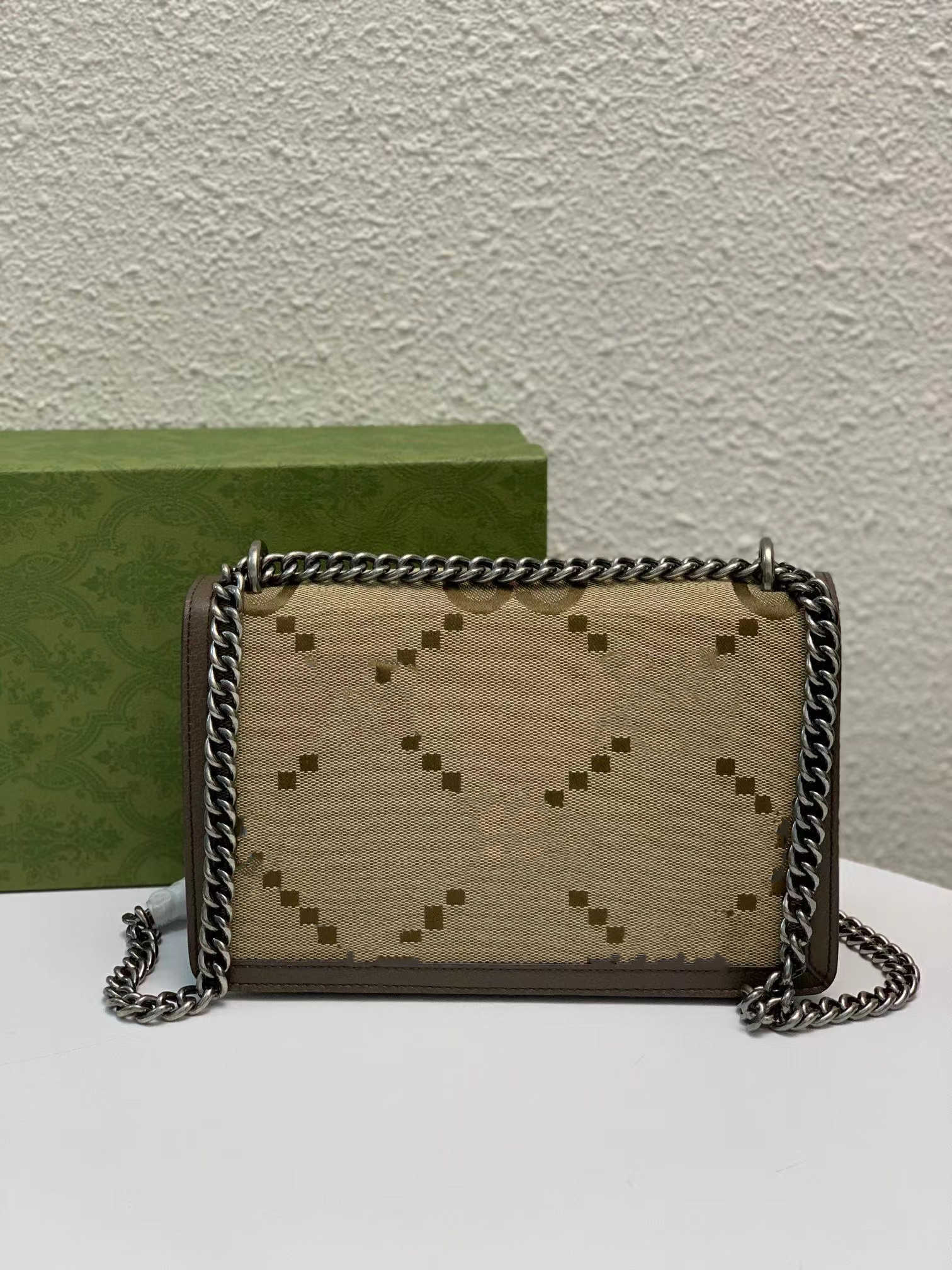 

Ladies bag mini pochette g women wallets dionysuss 2022 Shoulder Bags Tiger Head Closure chain CrossBody flap key holder sling bag bolsas 3U4F, Brown