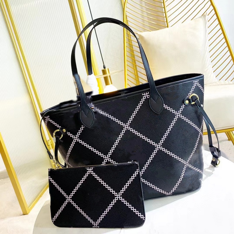 

luxury bag Louiseity Viutonity Handbags Designer Bags Totes luxury white black damier ebene checkered plaid purse dhgate tote never pochette full for women mm size s, Ask me for pictures