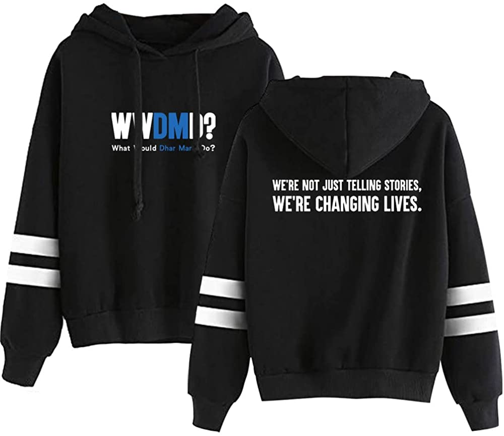 

Dhar Mann Merch WWDMD Hoodies Men/Women Sweatshirt Long Sleeve, Grey