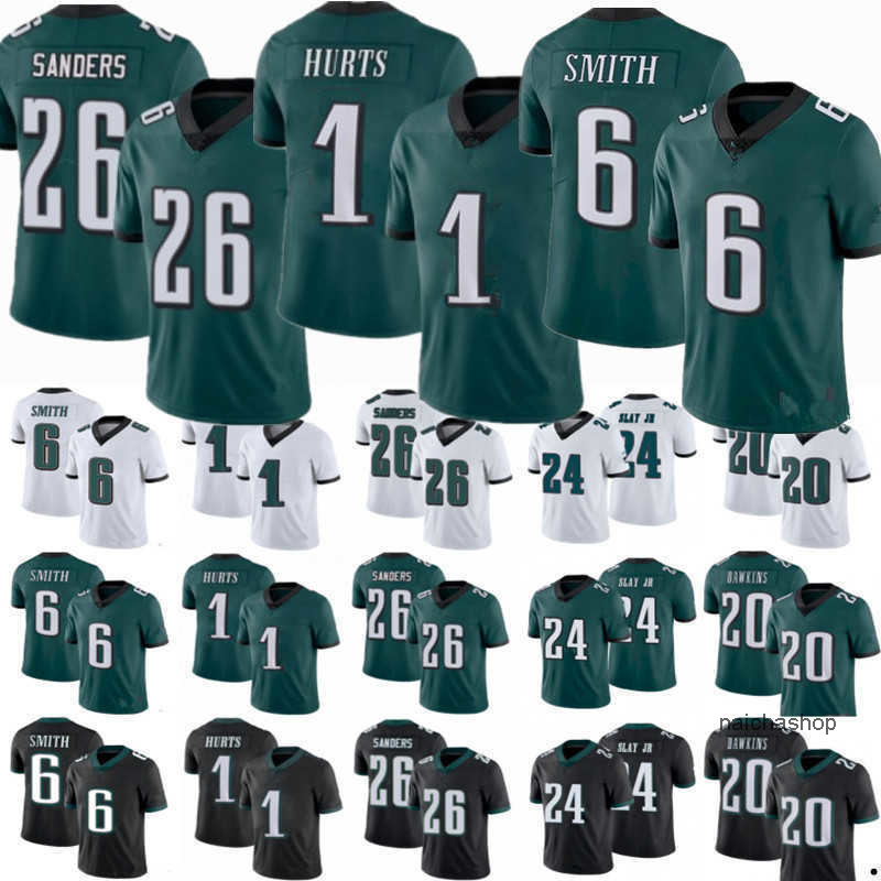 

Philadelphia''Eagles''6 DeVonta Smith Jersey Men women youth 1 Jalen Hurts 26 Miles Sanders 20 Brian Dawkins 24 Darius Slay Jr.''nfl''Jersey, Color