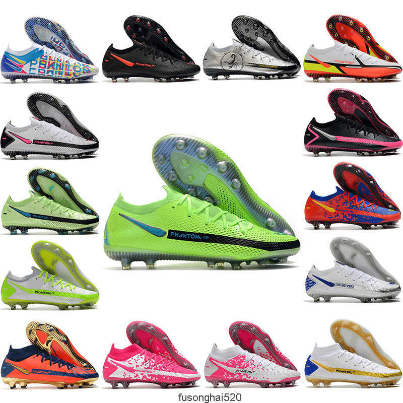 

2022 Newest Phantom GT Elite FG Football Shoes High Quality Black White Red AG-PRO Soccer Cleats Boots Outdoor size 39-45, 12