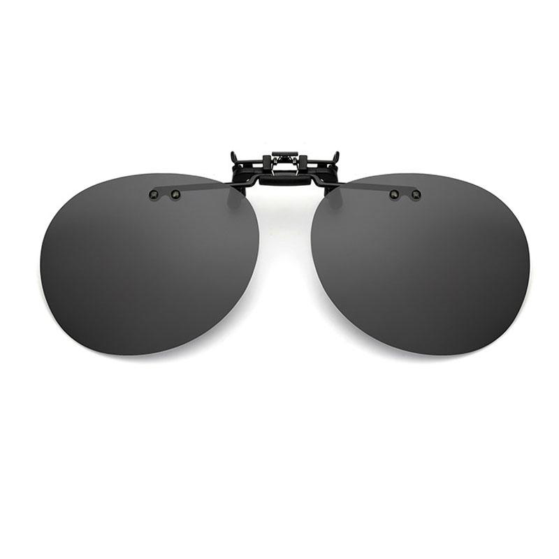 

Sunglasses Fashion Pilot Polarized Driving Outdoor Clip On Simple Trendy Metal Frame For Myopia CrowdSunglasses