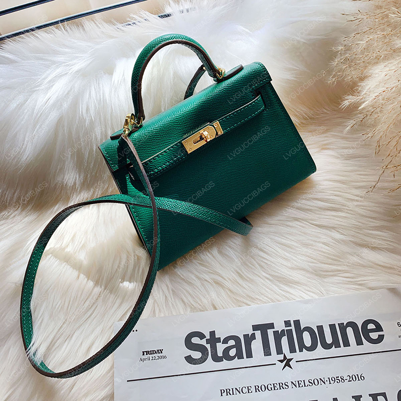 

Luxury Designer Messenger Bag 2022 New Fashion Kellies Second Generation Mini Leather 19/22/25cm Fashion Ladies One Shoulder Metal Accessories Silk Circumference, Box