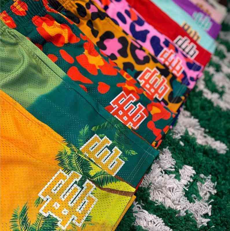 

Eric Emanuel Wholesale Custom Mesh Shorts Print Trendy Brand Polyester Basketball Casual Elastic Men Emmanuel Style, 4 white