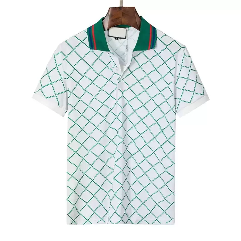 Men's Designer Polo Shirts Luxury High Street Italian Men's Clothes Short Sleeves Fashion Casual Summer T-Shirts Multiple Colors Availa
