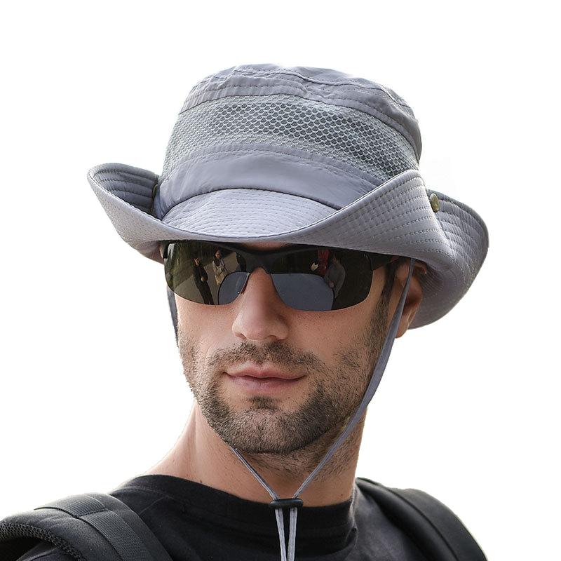 

Berets Sun Bucket Hat For Men Women Summer UV Protection Waterproof Boonie Fishing Hiking Garden Safari BeachBerets, Black