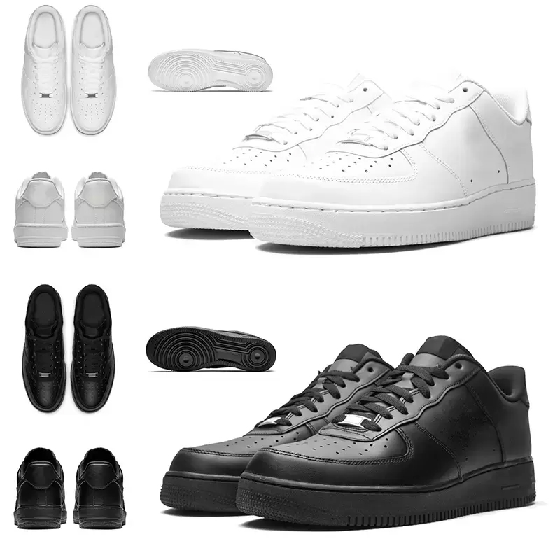 

Classic af af1 airforce Men Women 1 Low 07 Casual Shoes Triple Black White Mens Trainers Outdoor Sports Sneakers Walking Jogging Platform 36-45