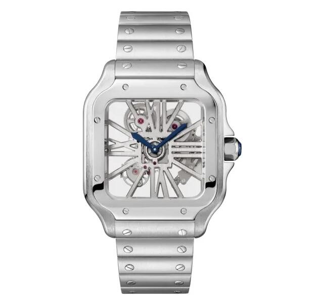 Top quality men's sport watch quartz watches Stainless steel wristwatch transparent face 090-3-image-1103366409
