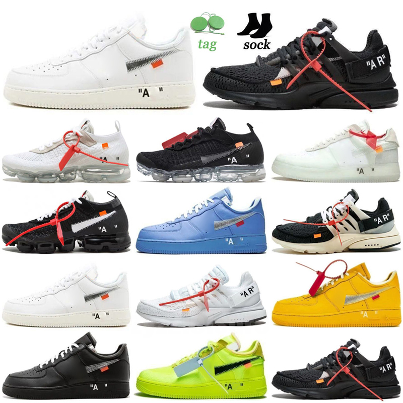 

shoes men's and women's Off shoes MCA white MAC Silver metal Volt low black green GNER Presto 2.0 Chaussures, Color 17