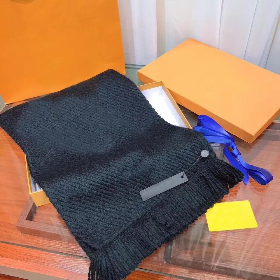 

2022 Wool Scarfs Winter Luxury 100% Cashmere Scarf Men Women High End Designer Classic BOversized ig Letter pattern Pashmina shawl Scarves New Gift Fashion with box