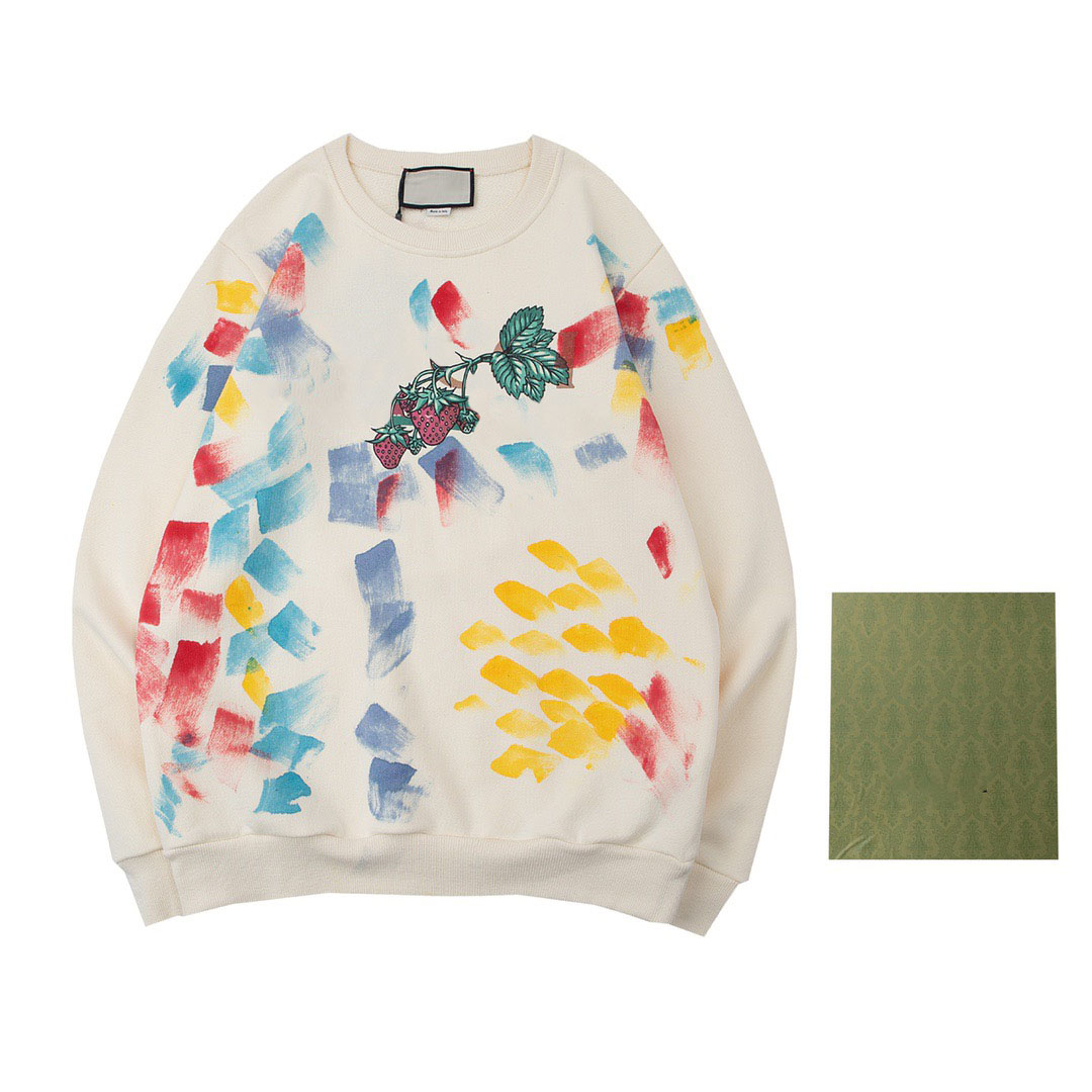

New AOP jacquard letter knitted sweater in autumn / winter 2023acquard knitting machine e Custom jnlarged detail crew neck cotton Eqsd1D, White