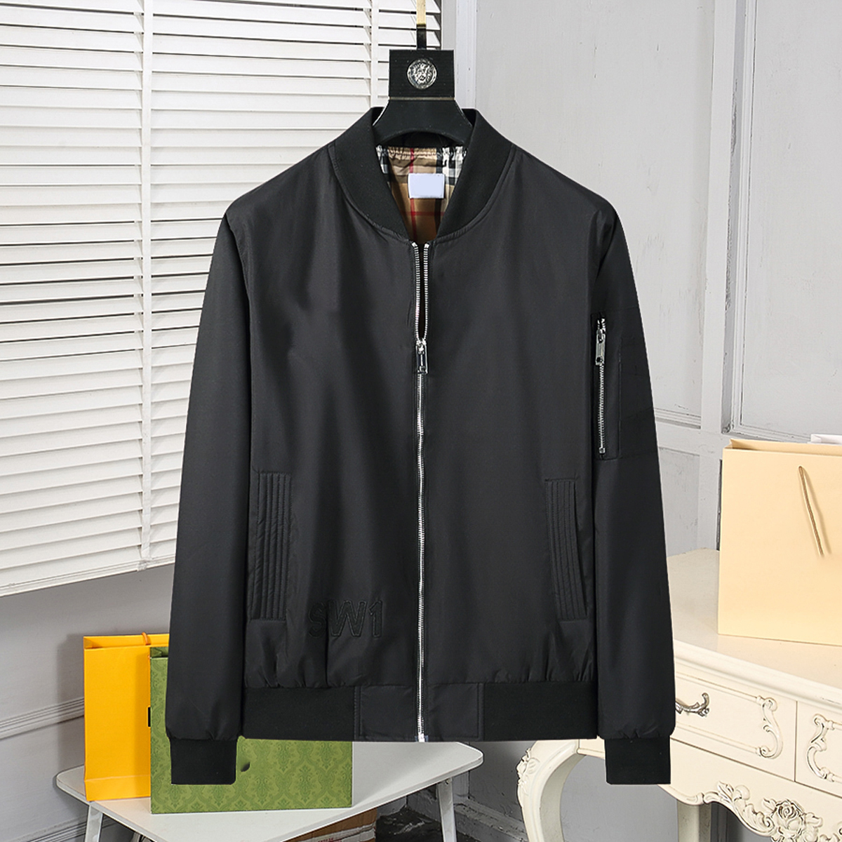 2022 Designer de mode pour hommes veste printemps automne outwear brise-vent de vestes de vêtements de fermeture à glissière à l'extérieur