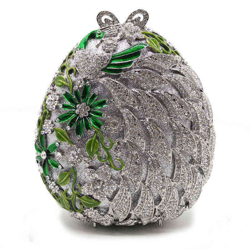 

NXY Evening Bag Elegant Flower Women Crystal Bags and Clutches Ladies Rhinestone Wedding Party Dinner Purses Hbags 0530, Show as picture