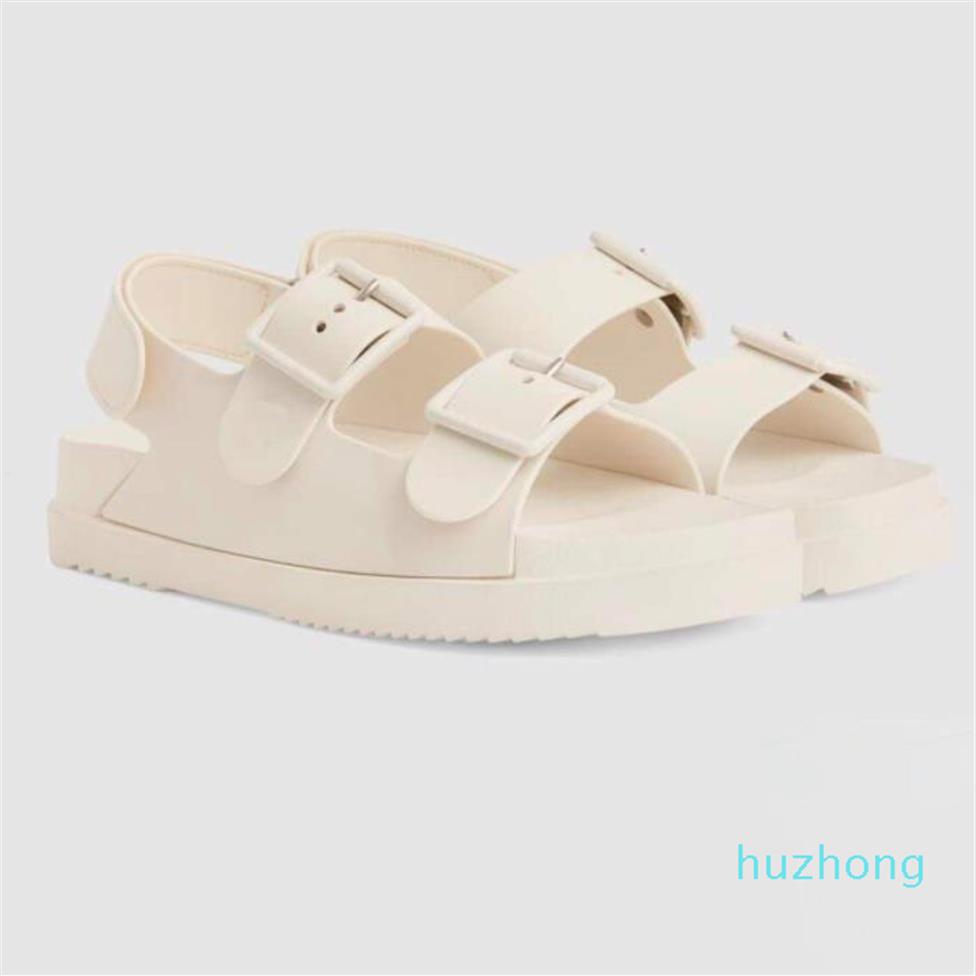 Sandales de luxe Les hommes et les femmes marquent les chaussures pour hommes de sandale marques pour hommes chaussures de sandale plate velcro a