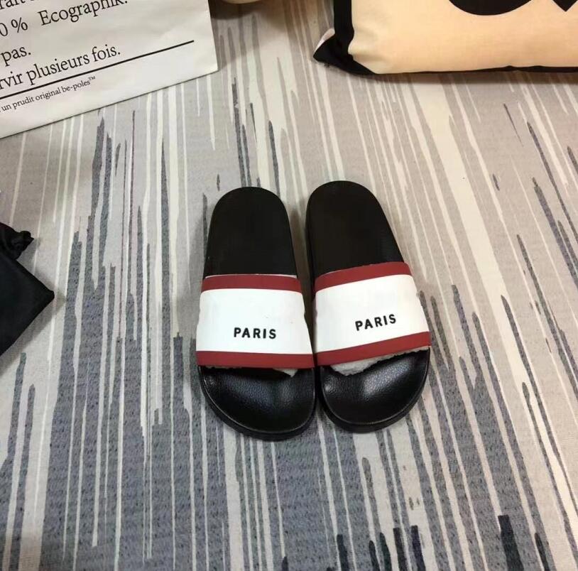 

Fashion Bathroom Shoes Slipper Top Quality Mens Womens Leisure Slippers Summer Designer Rubber Flat Bottom Sandals Beach Slide Sandal Size 35-45, Not sent separately