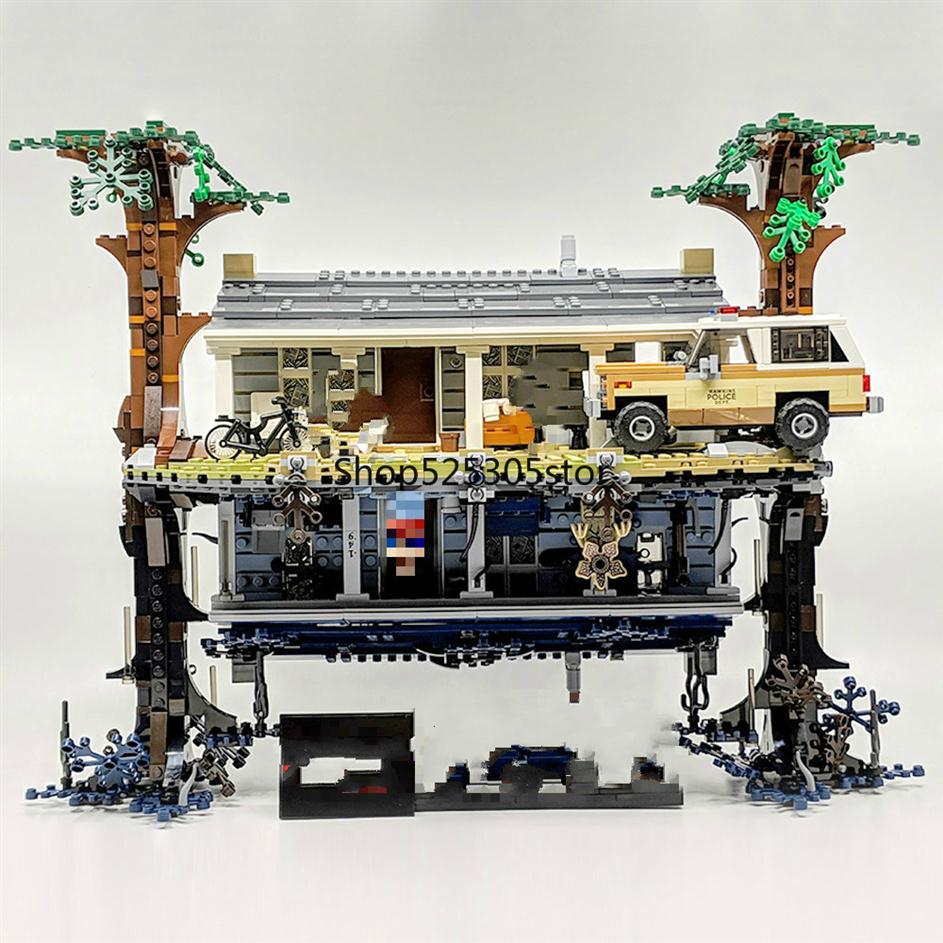 

In Stock 25010 2499Pcs Movie Series The Upside Down Building Blocks Brick Education Toys Compatible with 758102430