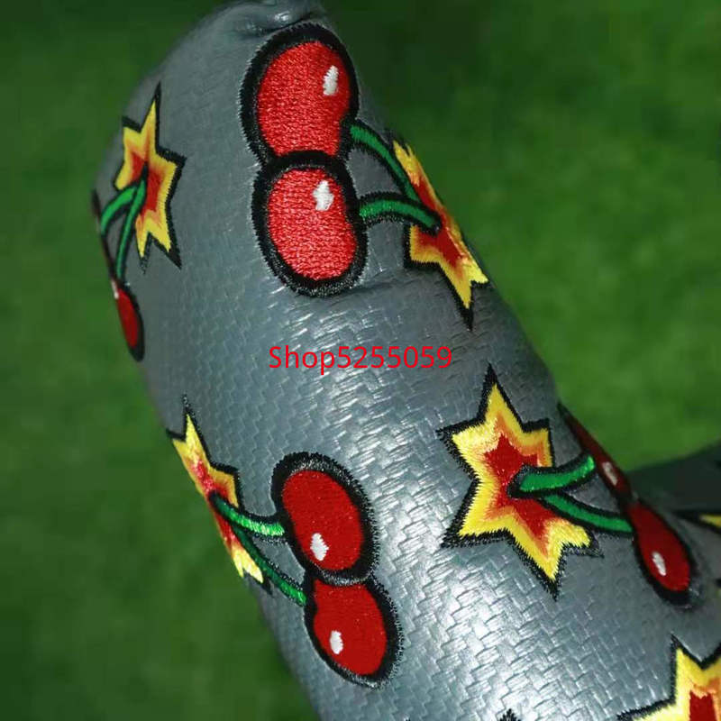 

Cherried Embroidery Golf Blade Putter And Mallet Headcover Many Kinds Of Head Cover 220609
