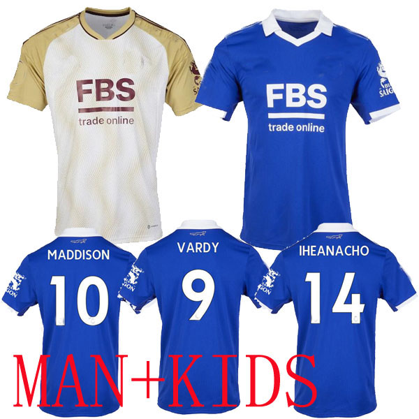 

22 23 THOMAS juventus Soccer Jerseys ARSENAL MADDISON NDIDI IHEANACHO TIELEMANS RICARDO EVANS Home Away 3rd Short Sleeve Football Shirt kids SES BLUE, Away man 2