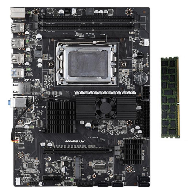 

Motherboards For AMD X89 Motherboard Support Opteron CPU With ECC DDR3 4G 1333Mhz RAM Desktop Computer Game