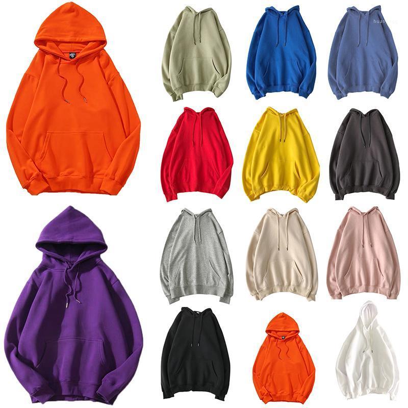 

Women Winter Hoodies Warm Oversized Unisex Couple Sweatshirts Harajuku Hooded Men Hoody Tops Women's &, White