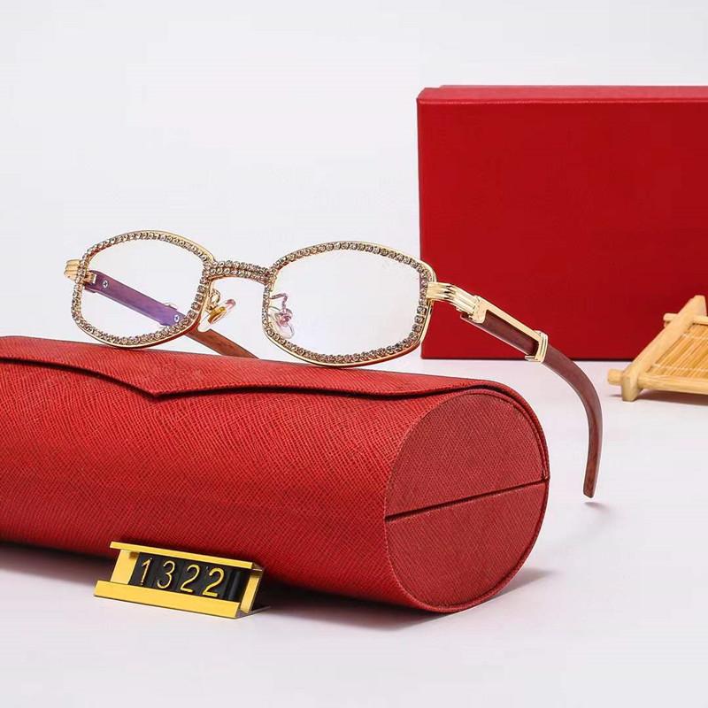 

Fashion Designer carti luxury Cool sunglasses Classic fashion frames woman mens drill Framed myopia gradient tea lens deep shades essential business leisure