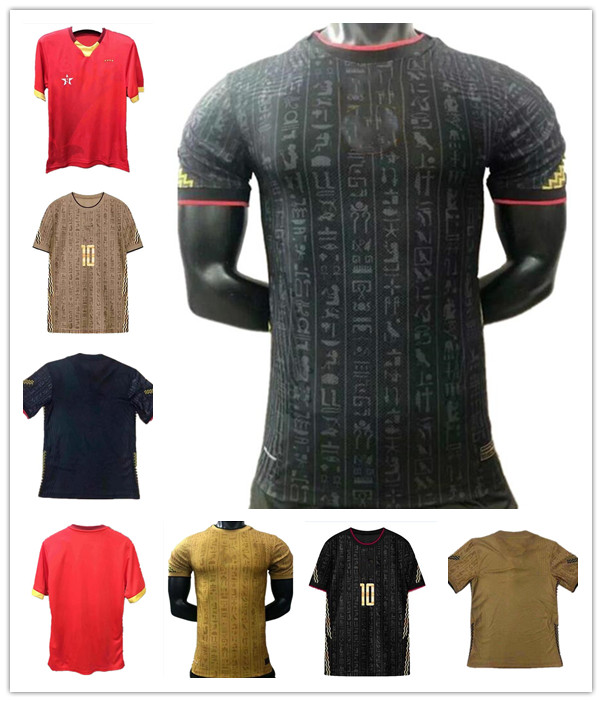 

2021 2022 2023 Player version Egypt Special Edition Soccer Jersey 21 22 23 #10 M.SALAH Shirt Away A. HEGAZI KAHRABA RAMADAN M.ELNENY Football uniforms