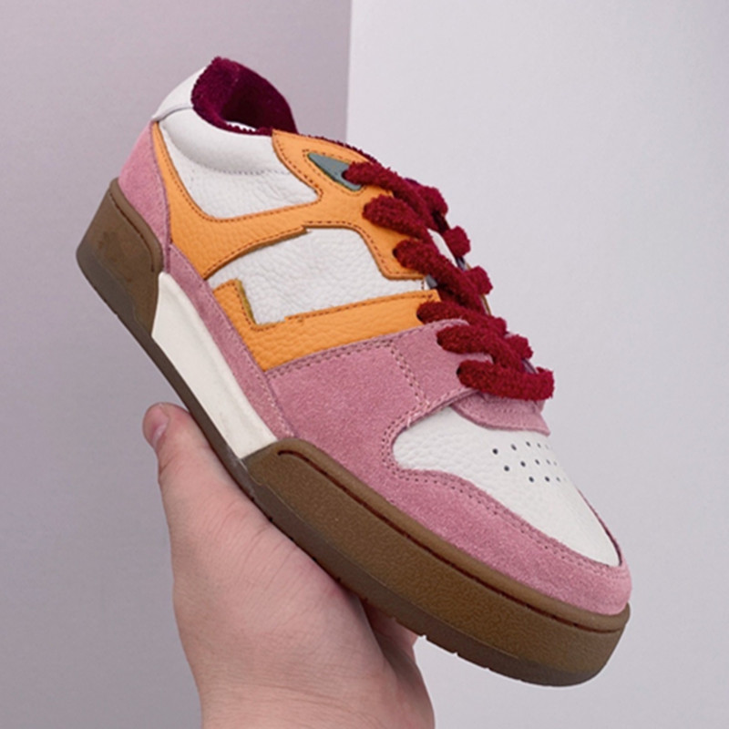 

36-45 Sizes Match Low Top Sneakers  Men Luxurys Compact Shoes Designers Vintage Suede Leather Absorbing Beige Brown Cream Pink White Black Platform Trainer, 32245607