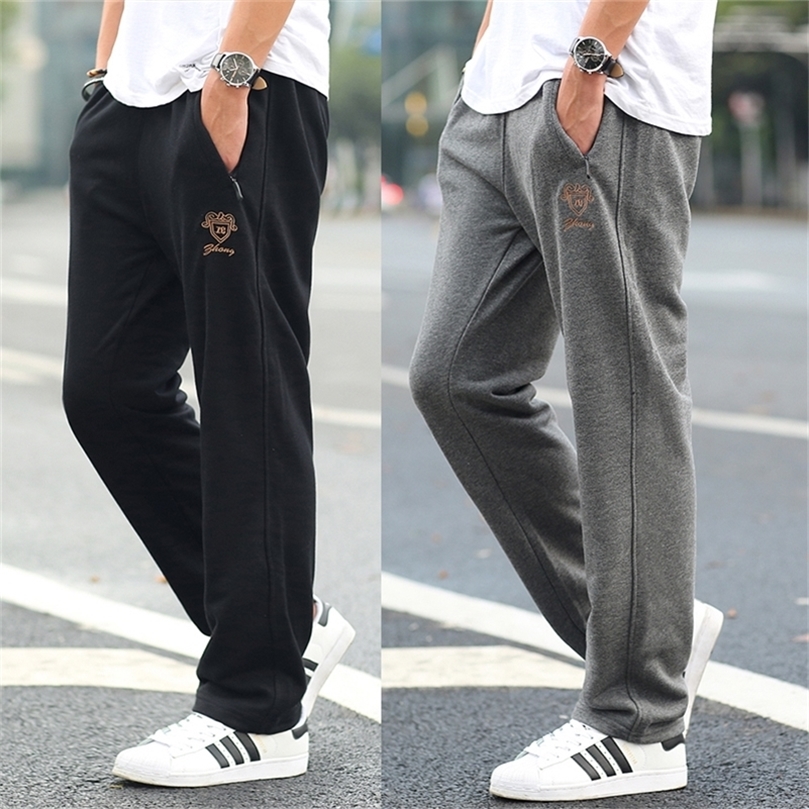 

men Harem tactica Pants brand spring Sagging cotton pants men Trousers plus size sporting Pant Mens Joggers Feet pantsL-6XL 201128, 715 blue