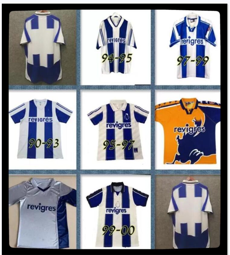 

1994 95 Porto Retro Soccer Jersey 97 99 2001 03 04 Cup Final home away Men DECO finals Vintage Football Shirt Kits Blue classic Uniform McCARTHY DERLEI kits