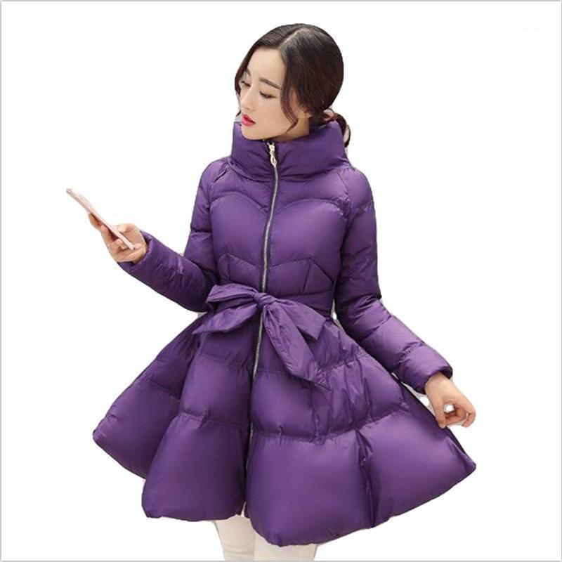 Trenchs de femmes Manteaux 2022 Mode Manteau d'hiver Femmes Vêtements d'extérieur chauds Veste en coton rembourré Femme Vêtements de haute qualit