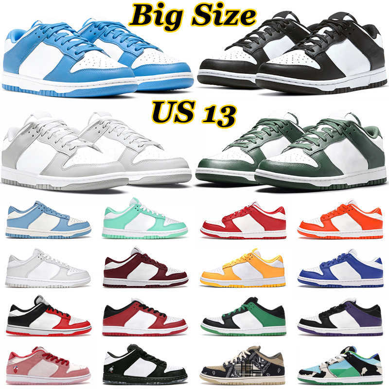 

2022 Big Size Casual Shoes Men Women Black White Panda Pigeon UNC Photon Dust Grey Fog Syracuse Michigan Court Purple Varsity Green Glow, 19