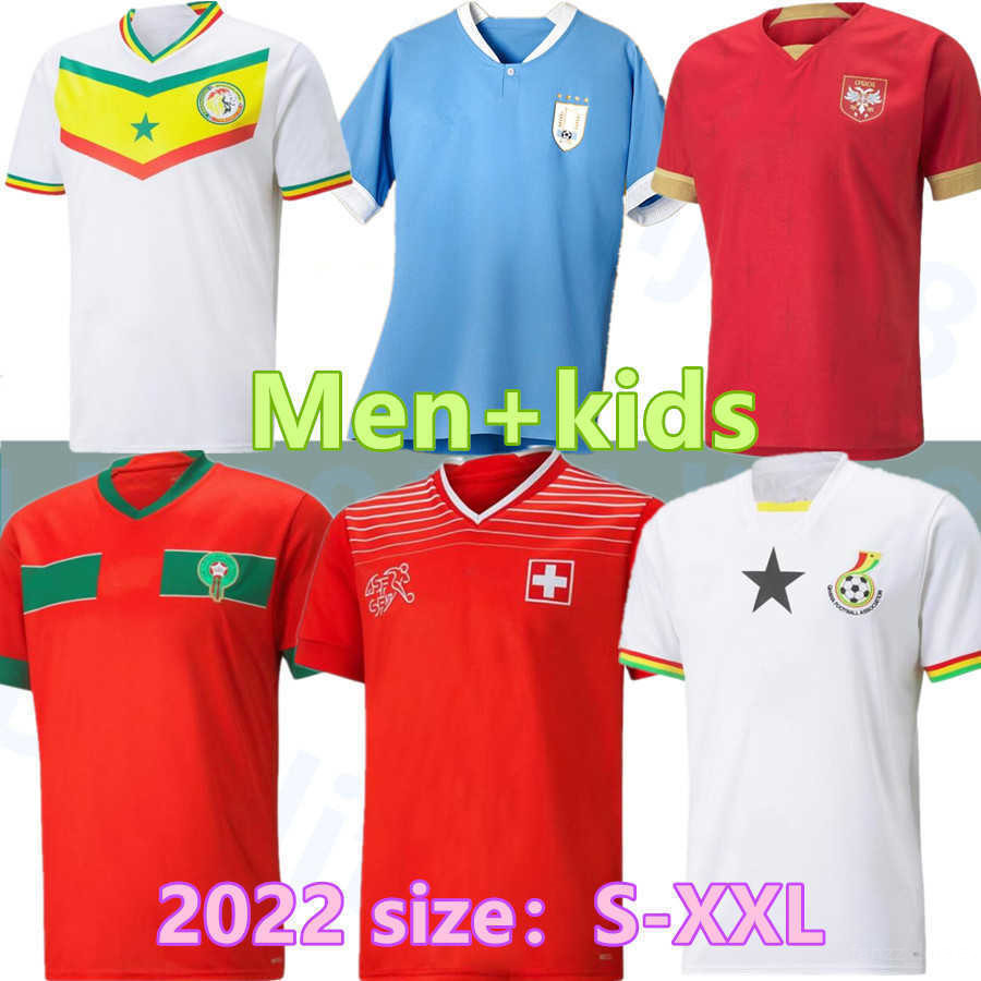 2022 2023 Morocco soccer jerseys Senegal MANE Hakimi Ghana 22 23 Switzerland KOULIBALY maillot Serbia football shirts VLAHOVIC MITROVIC-image-776469232