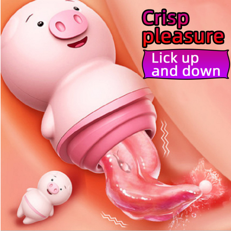 Toys Massager Sesy Cute Sexy Pig Licking Sucking Vibrators for Women Clitoris Vagina Anal Nipple Licks Massage Couple Sex Toy Adult Erotic Machin-image-768866606