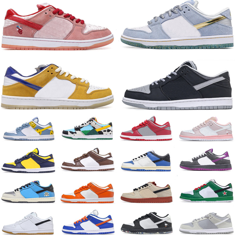 

2022 Running shoes for men women Black White Panda Photon Dust Kentucky University Red green Brazil Low Chicago womens trainers outdoor sports sneakers, 24