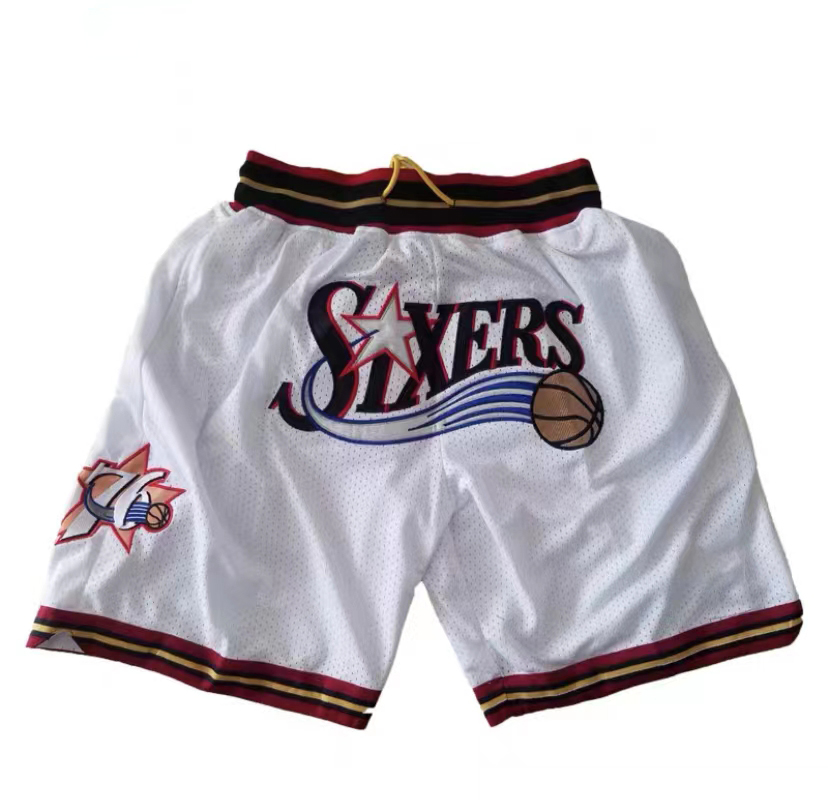 

2022 Stitched Basketball Shorts Mitchell and Ness Retro Just Don Short With Pocket Zipper Sweatpants Men Size S-XXXL with 153 style 06, Stitched shorts