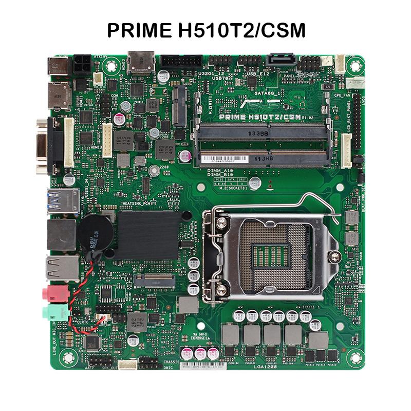 

Motherboards Original Desktop Motherboard For ASUS PRIME H510T2/CSM H510 17x17 DDR4 MAX 64GB Support 10/11 Generation CPU
