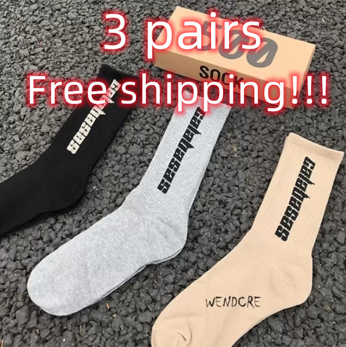 

Mens Socks SEASON 6 CALABASAS Skateboard Fashion Men Letter Printed Sports Socks Sockings Hip Hop high quality