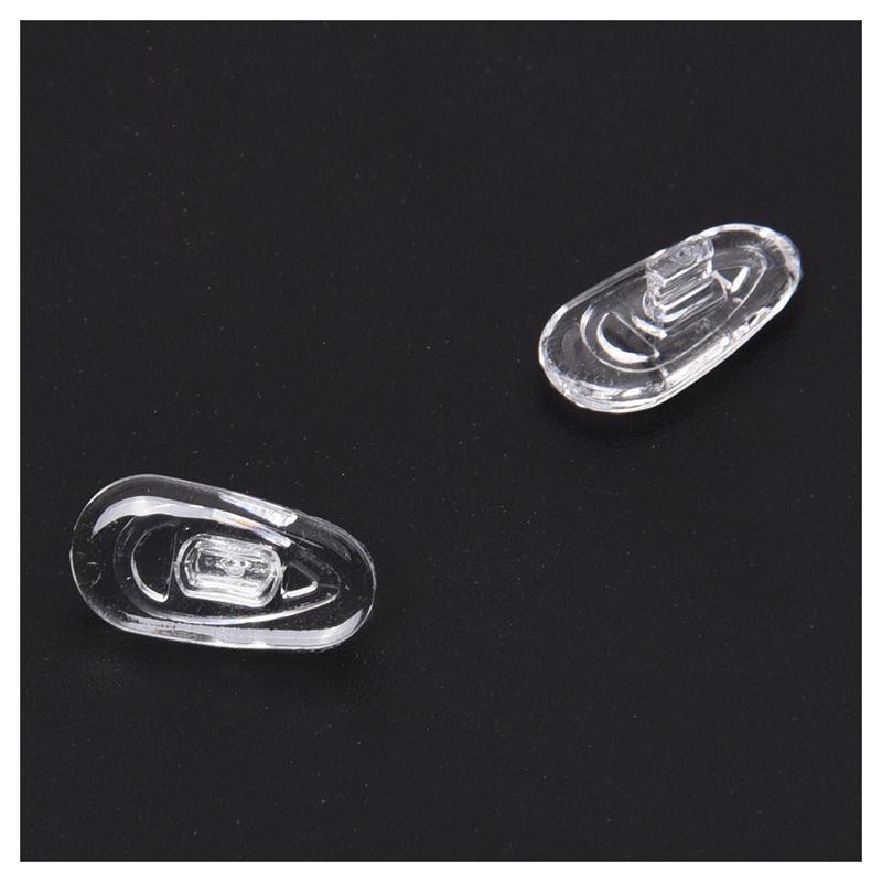 

Sunglasses 25 Pairs Silicone Eyeglass Nose Pads Oval Push On