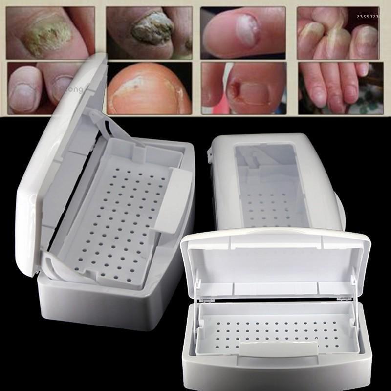 

Nail Art Equipment Sterilizer Tray Box Sterilizing Clean Salon Manicure Implement Tool Prud22