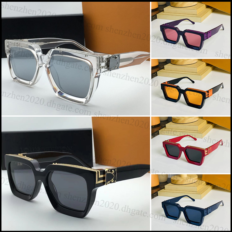

Premium 15Colors Fashion Square Full Frame Women's Men's Sunglasses for Men Women Summer Sun Glasses Sunglasses with Gift Box