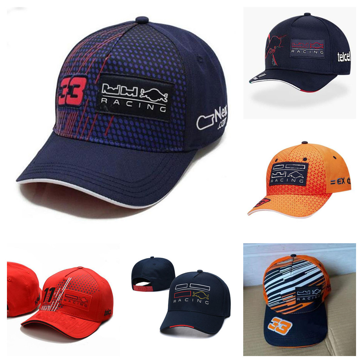 

F1 Formula 1 racing hat new embroidered logo sun hat spot sale