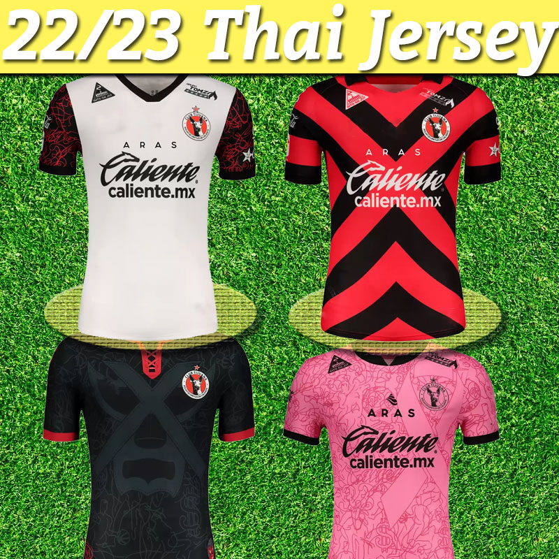2021 2022 Tijuana de Xolos Soccer Jersey 21 22 Club Manotas Martinez Angulo Castillo Home Away Football Shirt Rosa