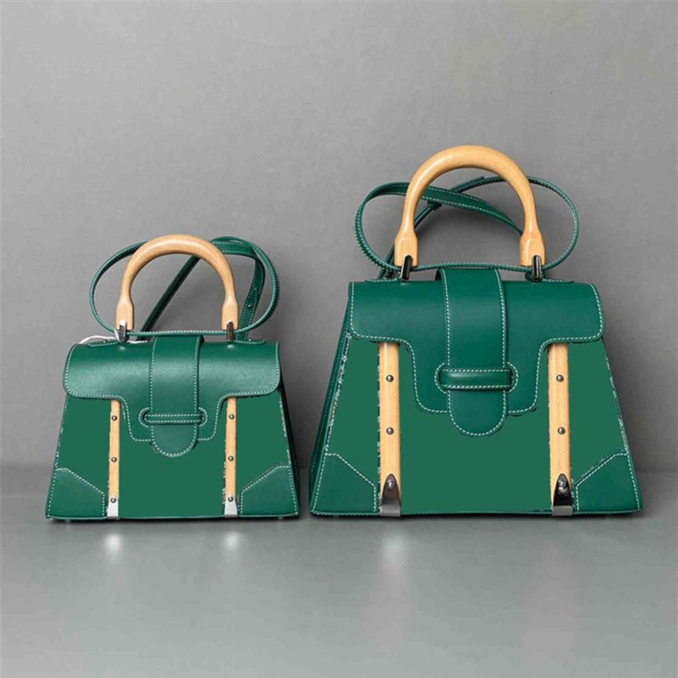 

bags new Saigon bag sign wooden handle handbag Single Shoulder Messenger women's Box Vip2968