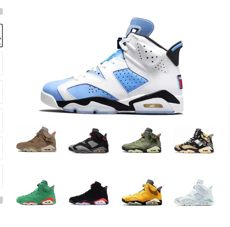 

Designers Men UNC 6 High Basketball Shoes Luxury 6s Red Oreo Bordeaux carmine Cactus british khaki reflect silver Sneakers Jogging Sports Casual Running trainers, Price difference