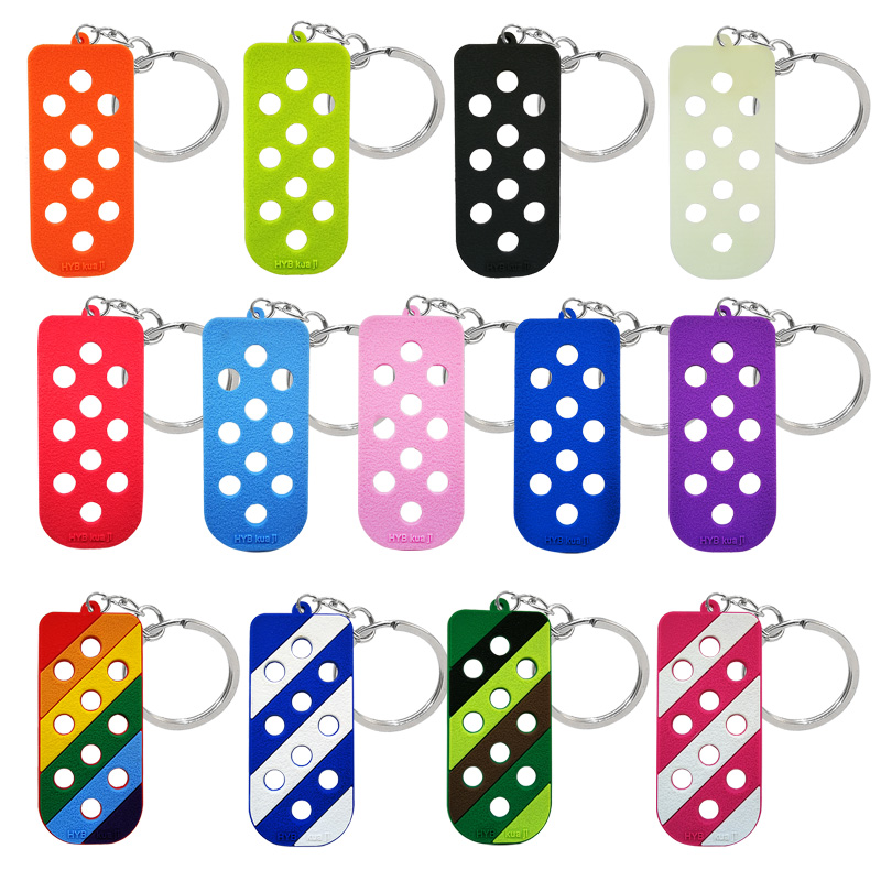 Hyb Kua Ji Brand Eva Chains con agujeros para poner COC Charms como accesorios de bolsas 2022 Nuevo artículo con 13 colores