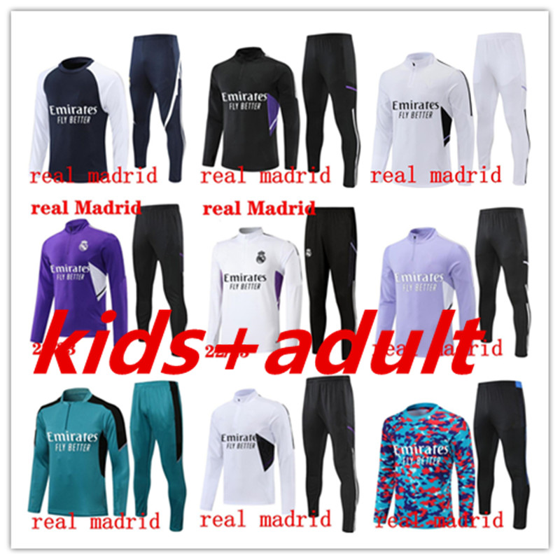

21 22 Real Madrids Half Zipper Jacket Football TRACKSUIT training suit MEN soccer chandal futbol HAZARD ASENSIO ISCO chandal jogging Survetement Jerseys, Beige